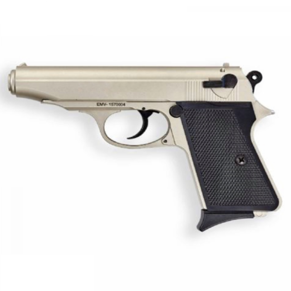 Сигнальный пистолет PP-S KURS (Walther PP) кал. 5,5 мм под 10ТК, сатин