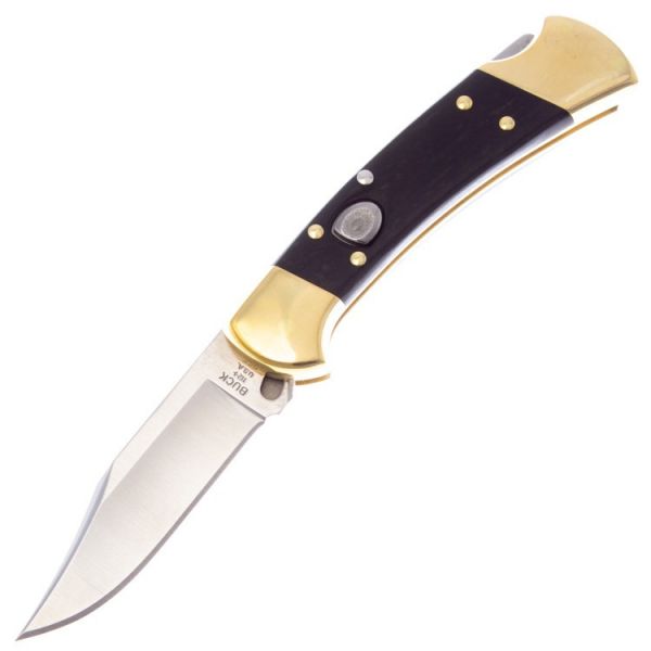 Складной нож BUCK Ranger Auto 112 сталь 420HC, рукоять Ebony Wood