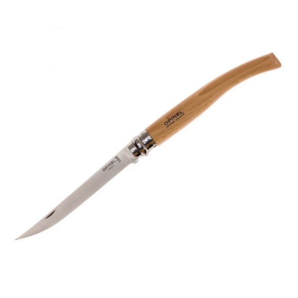 Нож Opinel филейный №12, нержавеющая сталь, рукоять бук