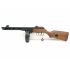 Страйкбольный пистолет-пулемет Snow Wolf PPSH EBB, пластик под дерево (SW-09)