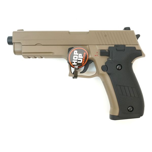 Страйкбольный пистолет Cyma SigSauer P226 AEP Tan (CM.122TN)