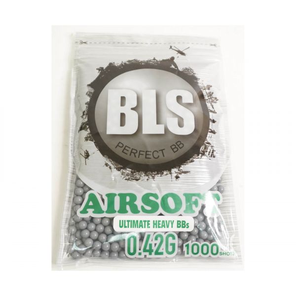Шары BLS Precision Grade 0,42 г, 1000 штук (серые) 1BA-ST42